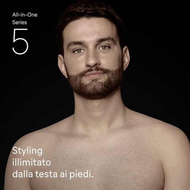 Detalle 2 de Braun Series 5 AIO5565 rifinitore 13in1 per barba e capelli