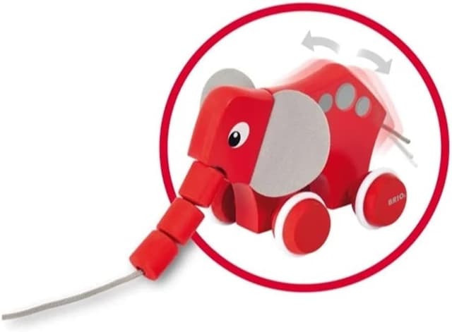 Detalle de BRIO 30186 Nachzieh‑Elefant 1 Spieler