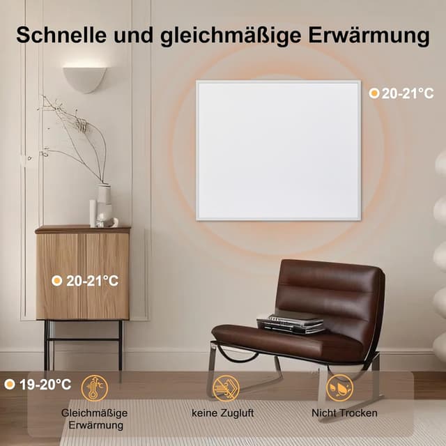 Detalle 2 de FrauSonne Infrarotheizung 1000 W Wand