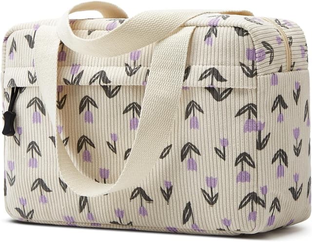 Detalle de Jiliyote Groß Kosmetiktasche Cord 30 cm