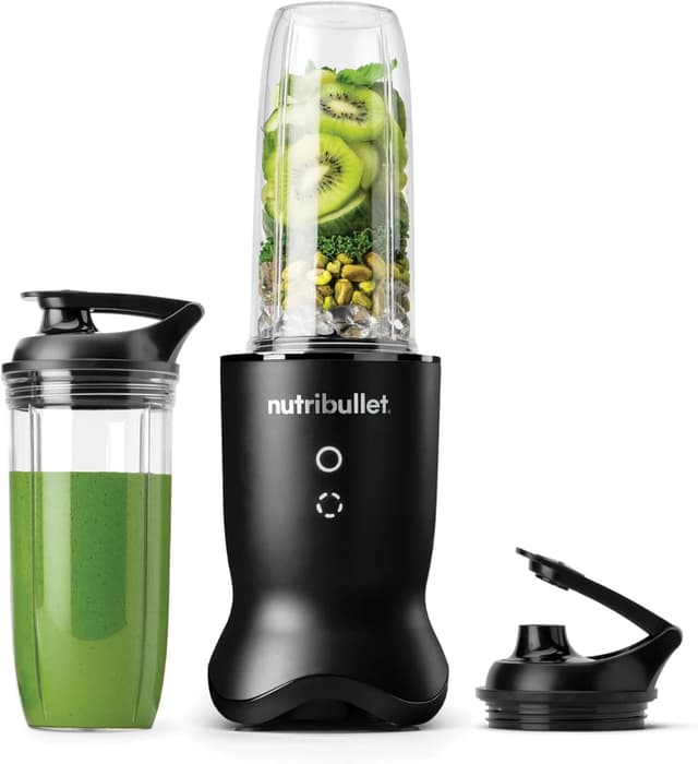 Detalle de nutribullet Ultra NB1206MB Batidora Personal 🥤 1200W, 2 Vasos