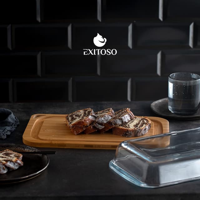 Thumbnail 6 de Exitoso Juego de Cajas para Untar de Bambú y Cristal 🥣