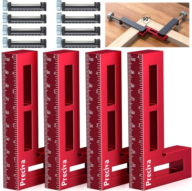Detalle de 90-Grad-Positionierwinkel Set mit 4 Stück