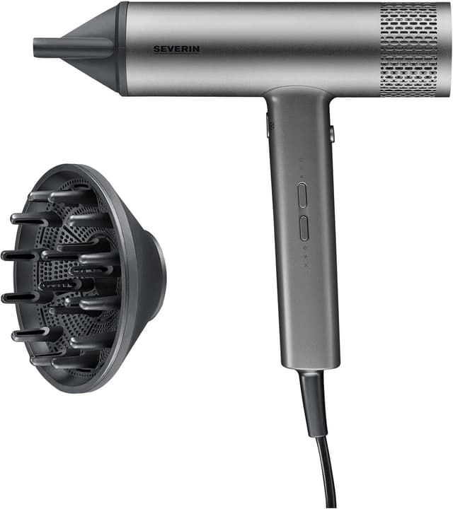 Detalle de SEVERIN HT 0171 — sèche-cheveux 2 000 W BLDC avec technologie ionique et accessoires magnétiques