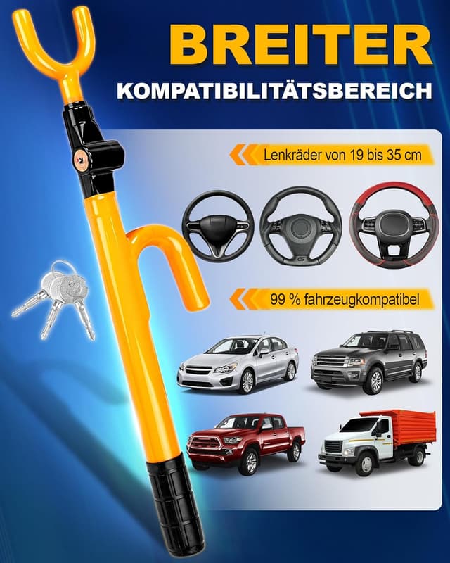 Thumbnail 4 de Tevlaphee Lenkradschloss 35 cm