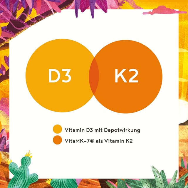 Detalle 2 de Alpha Foods Vitamin D3 + K2 hochdosiert (4.000 IE) mit vitaMK-7 & pflanzlichem Omega-3 – 160 Kapseln