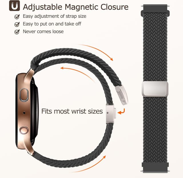 Thumbnail 2 de Yoohoo 20mm Watch Strap for Samsung Galaxy