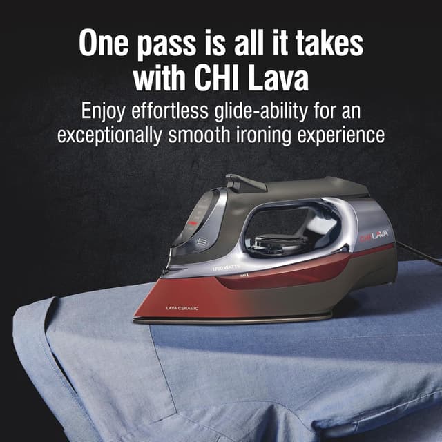 Detalle de CHI Steam Iron 1700 Watts, Retractable Cord