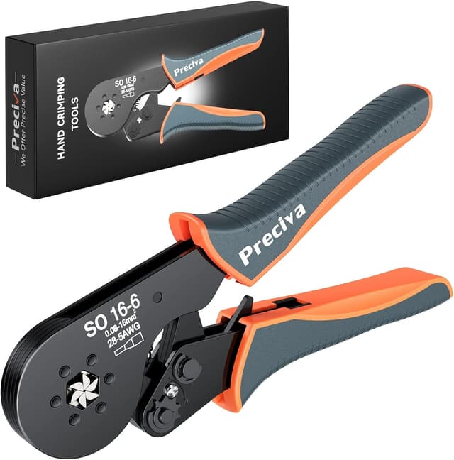 Detalle de Crimpzange 0,08 bis 16 mm² für Aderendhülsen