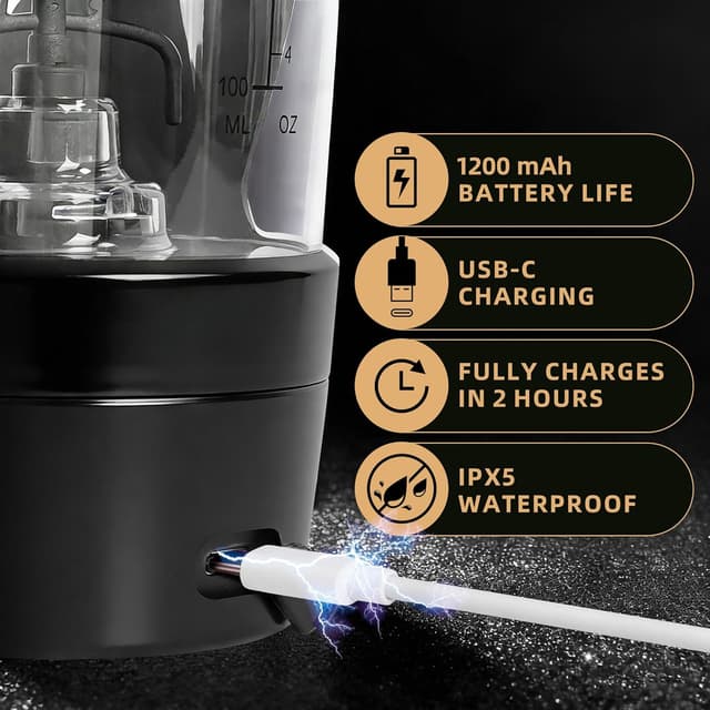 Detalle 1 de mountop Protein Shaker Bottle, 400ml