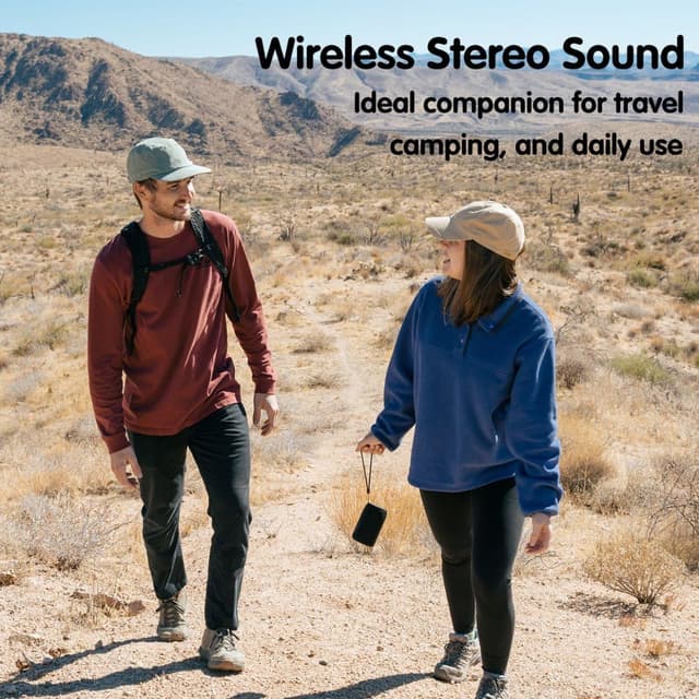 Detalle 2 de MusiBaby M68 Portable Bluetooth Speaker 24H