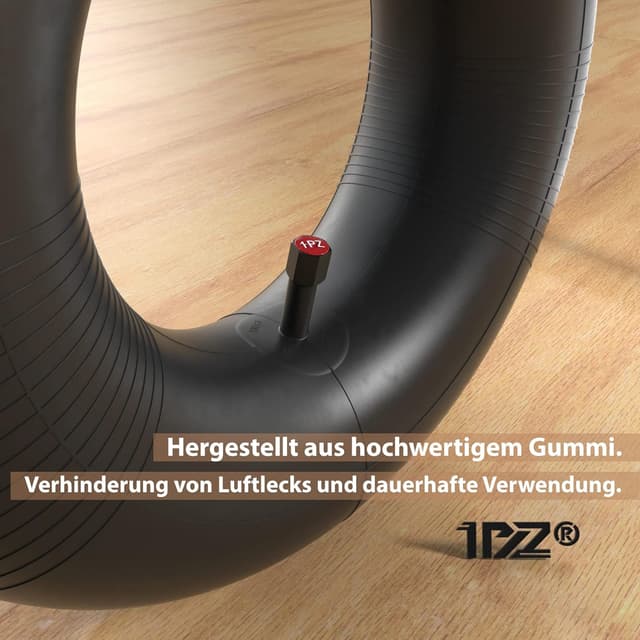 Detalle de Schlauch 15x6.00-6 mit geradem Ventilschaft (Ersatz für Rasenmäher, Handwagen & Co.)