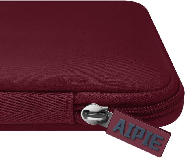 Detalle 2 de AIPIE Laptophülle für 13–14 Zoll (35,5 x 25,5 x 2,5 cm) – stoßfeste Schutzhülle im Sleeve-Format, rot