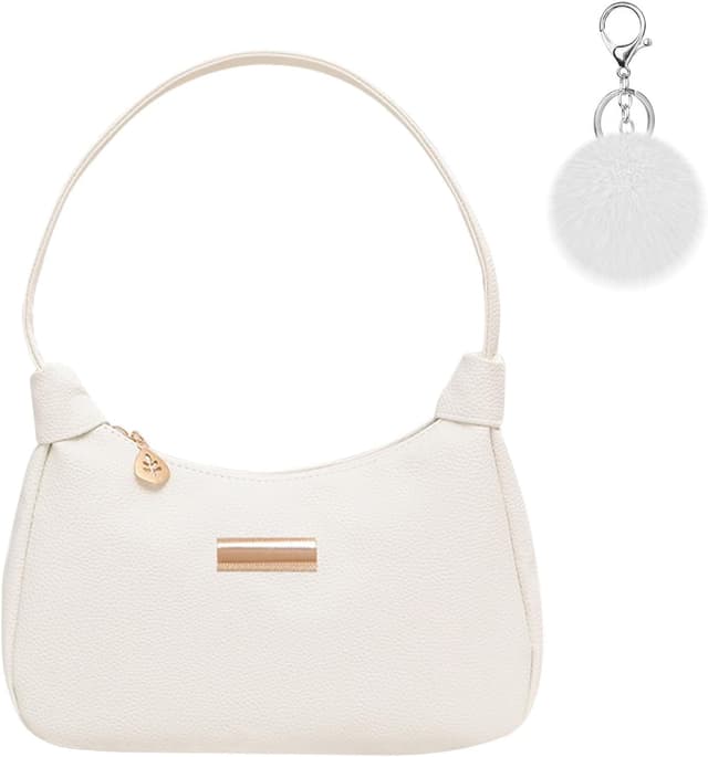 Detalle de Aucuu Borsa a Tracolla da Donna in Nylon stile Anni ’90 con pochette classica