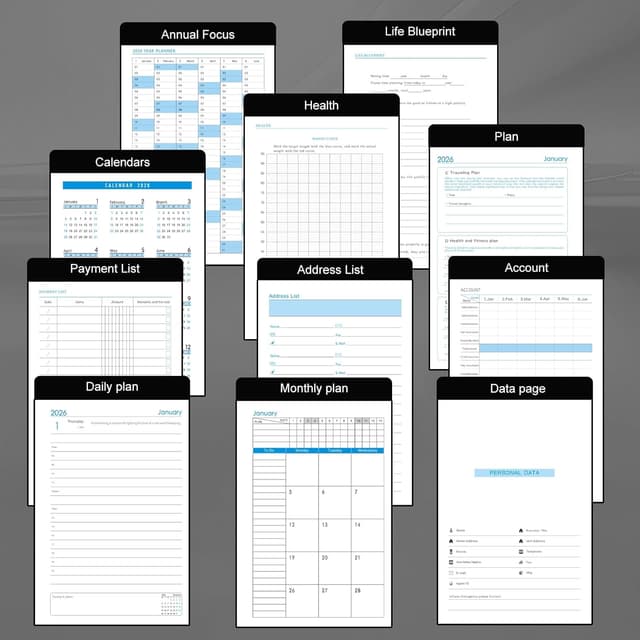 Detalle de Agenda A5 2026 día por página