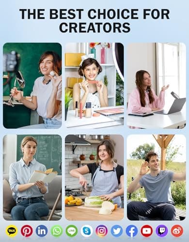 Thumbnail 7 de SURPN Micrófono Inalámbrico de Solapa Plug-Play para iPhone y Android (lavalier mini) de 2,4 GHz