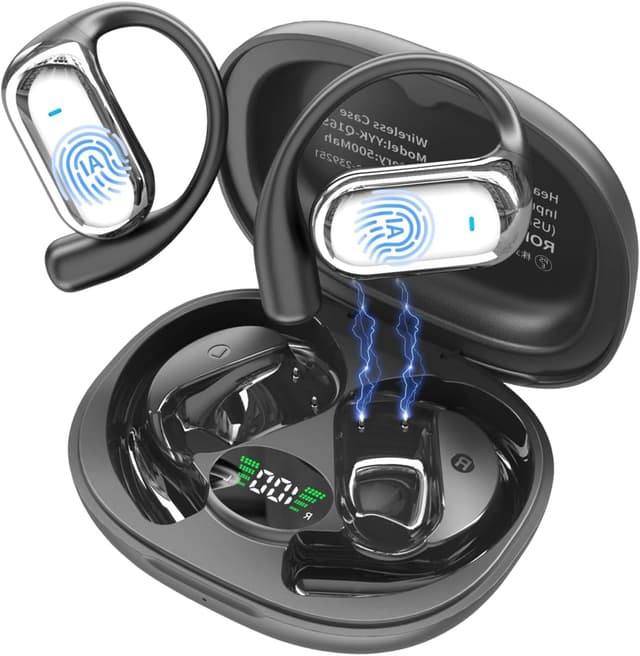 Imagen de EUQQ KI Übersetzer Kopfhörer Bluetooth 6.1, 144 Sprachen, 50 Std ⎧ en OfertitasTOP