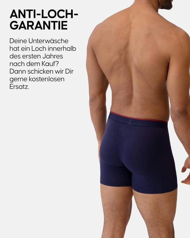 Detalle 2 de DANISH ENDURANCE Bambus Boxershorts, 65% Viskose