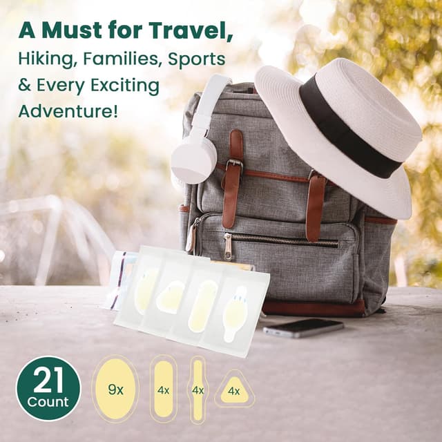 Thumbnail 5 de Welnove 21pc Blister Plasters for Feet