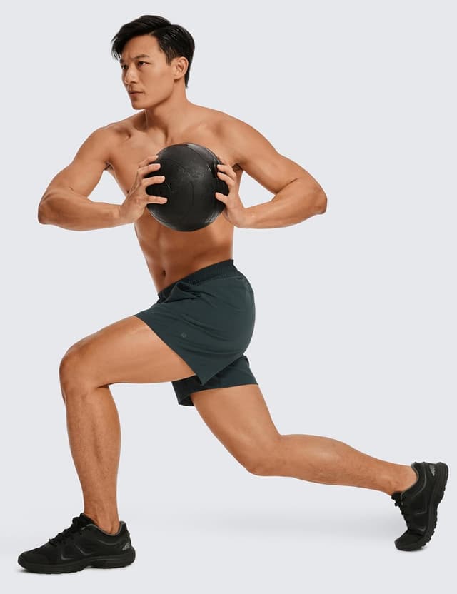 Detalle 2 de Short de sport CRZ YOGA à séchage rapide pour homme avec poches (13/18/23 cm)