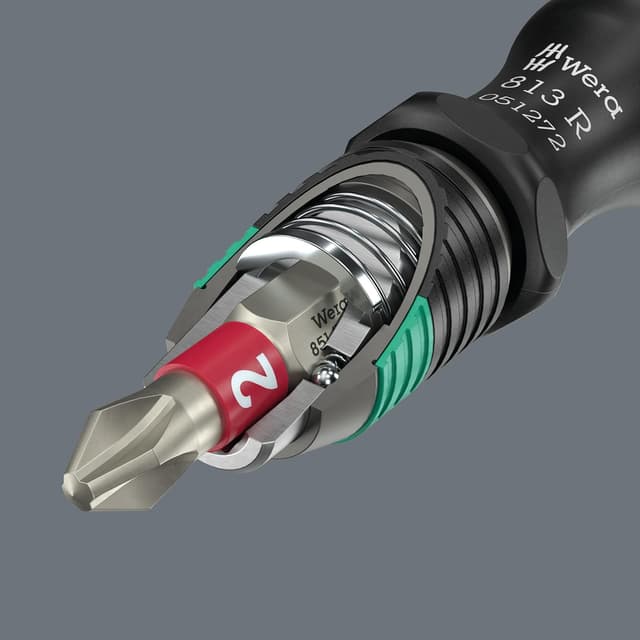 Detalle de Kraftform Kompakt 10 Christmas bit holder set with Rapidaptor quick-release chuck