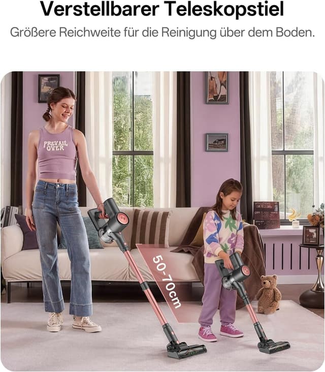 Thumbnail 6 de Vexilar V10PRO Akku-Staubsauger (kabellos) mit Grünlicht, bis zu 45 Min Laufzeit und 45 kPa