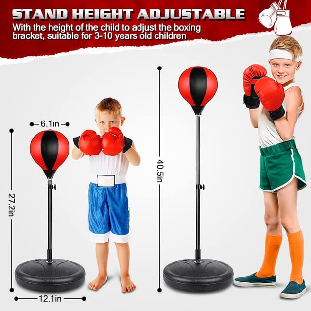 Detalle de Punching Bag for Ages 3+ 🥊
