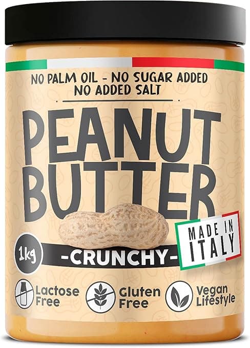 Imagen de Crema de Cacahuete Crunchy 1kg - Natural y Sin Azúcar 🥜 en OfertitasTOP