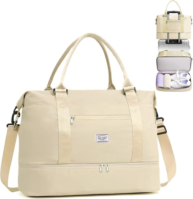 Detalle de TANTOMI Reisetasche Weekender 18,1 x 18,1 x 9 Zoll