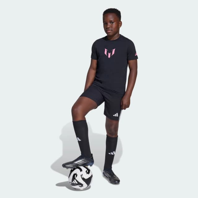 Detalle de adidas Camiseta Messi Name & Number Graphic Kids en negro