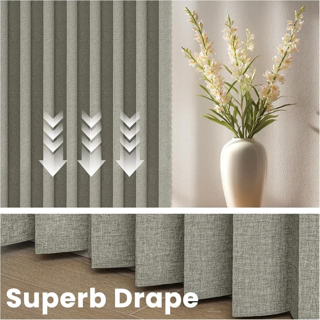 Thumbnail 5 de AJAZZ 100% Blackout Accordion Door Curtain 98"x106"