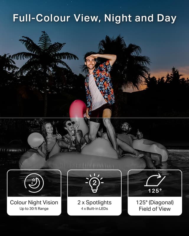 Thumbnail 4 de Tapo TC82 2K battery security camera — 180‑day life