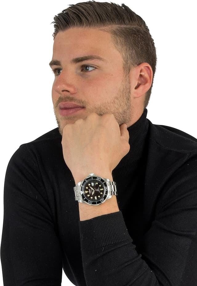 Detalle de Invicta Pro Diver 3044 para hombre automático de acero inoxidable, 47 mm (Grand Diver)