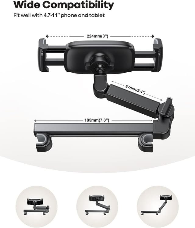 Thumbnail 4 de Lamicall Tablet Halterung Auto 4,7–11 Zoll 📱
