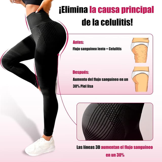 Thumbnail 3 de Generico Leggins Anticellulite 2 Pack
