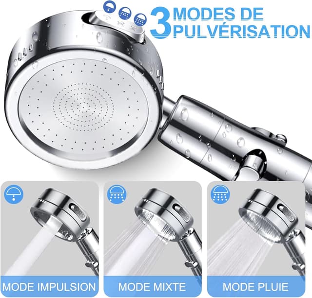 Thumbnail 1 de Pommeau de douche 2 m haute pression