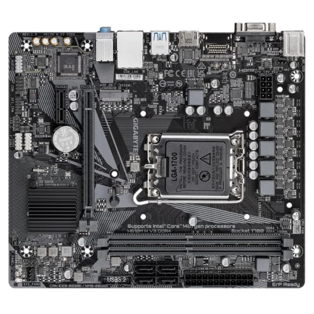 Detalle de Gigabyte H610M H V3 DDR4 G10 placa microATX