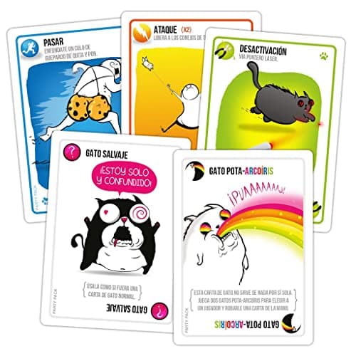 Thumbnail 4 de Asmodee Exploding Kittens Party Pack juego de cartas