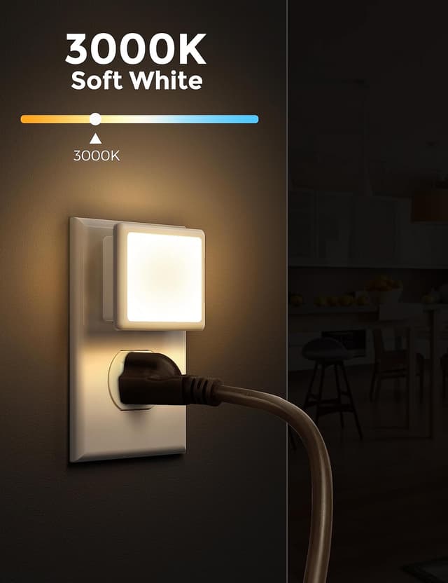 Detalle 2 de L LOHAS LED Night Light 0.3W dusk-to-dawn plug-in nightlight