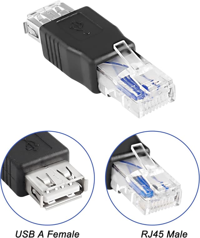 Thumbnail 1 de MEIRIYFA USB-zu-Ethernet Adapter 3-teilig