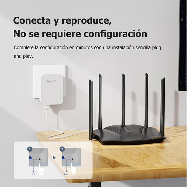 Thumbnail 4 de Tenda PH3 Powerline 1000 Mbps