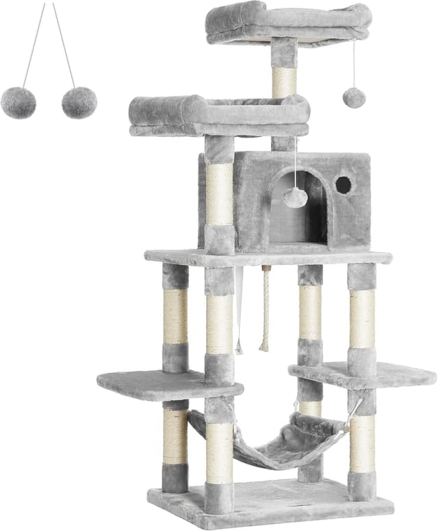 Imagen de Feandrea PCT85W Arbre Ă chat 150 cm đ± en OfertitasTOP