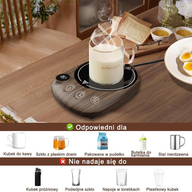 Thumbnail 5 de MXMZHXU Calentador de Tazas con 4 temperaturas y temporizador