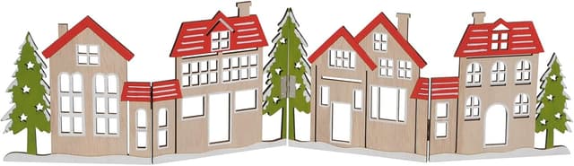 Thumbnail 2 de Spetebo Ligne de maison décorative 60 x 16 cm 🎄