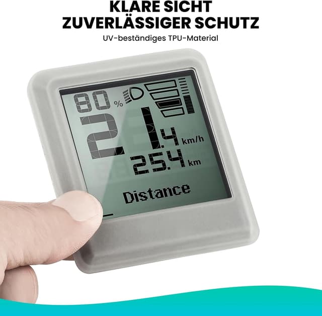 Detalle de Besudo Displayschutz passend für Bosch Intuvia 100 (BHU3200) – Display-Schutzhülle aus TPU