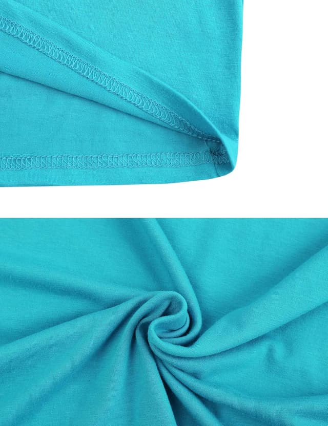 Detalle de Enjoyoself Uomo maglie pigiama in cotone (camicia lunga da notte) S–XXL