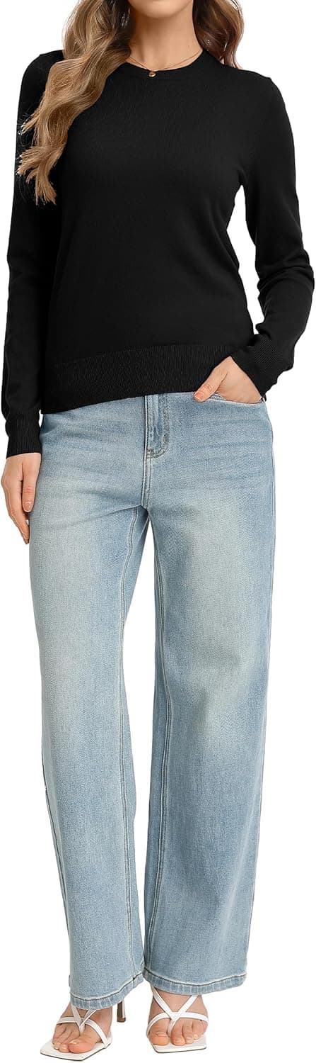 Thumbnail 6 de QUALFORT Women's Long Sleeve Pullover sweater