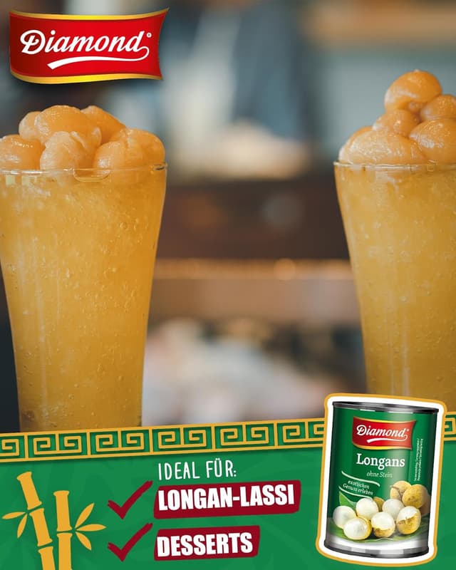 Thumbnail 2 de DIAMOND Longans ohne Stein 6×580 ml 🍑