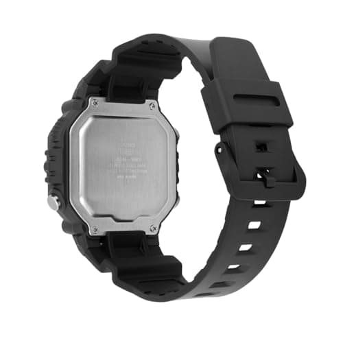 Detalle de Casio AE-1600H-1AVEF reloj digital de cuarzo para hombre con pantalla LCD y correa de plástico