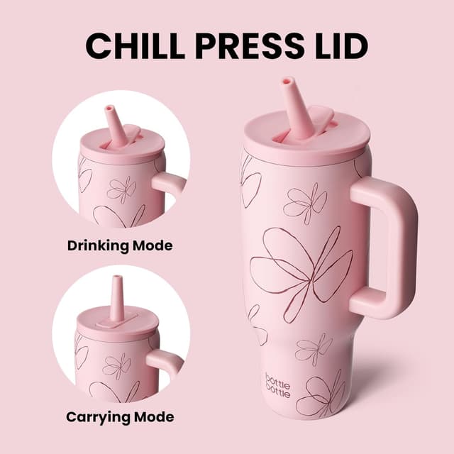 Detalle 2 de bottlebottle BOTTLE BOTTLE 30oz Kaffeebecher Edelstahl